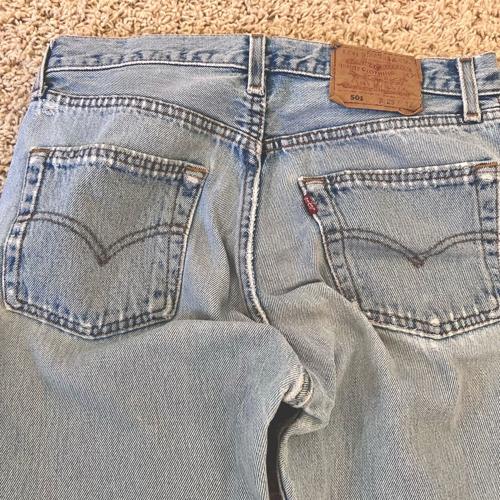 Authentic vintage 1980s original women’s Levi’s 501 jeans